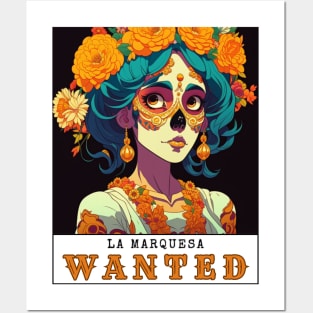 Wanted la Marquesa AI art Posters and Art